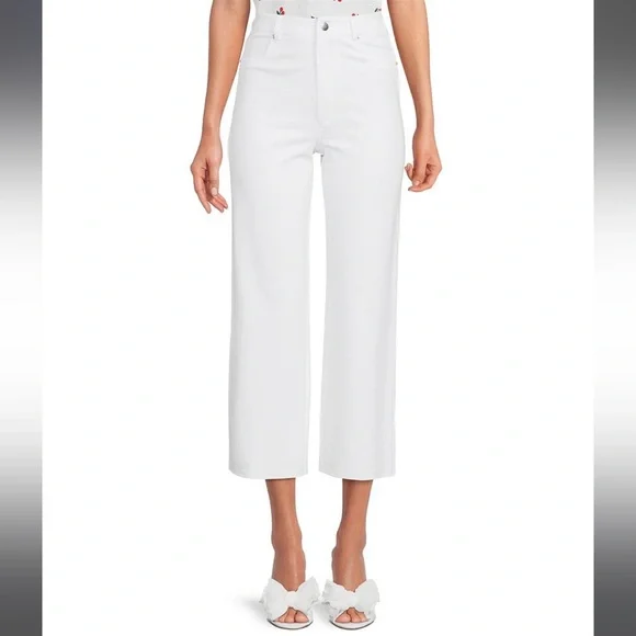 Gianni bini Samantha Ponte Flat Front Cropped Pants - Picture 2 of 7